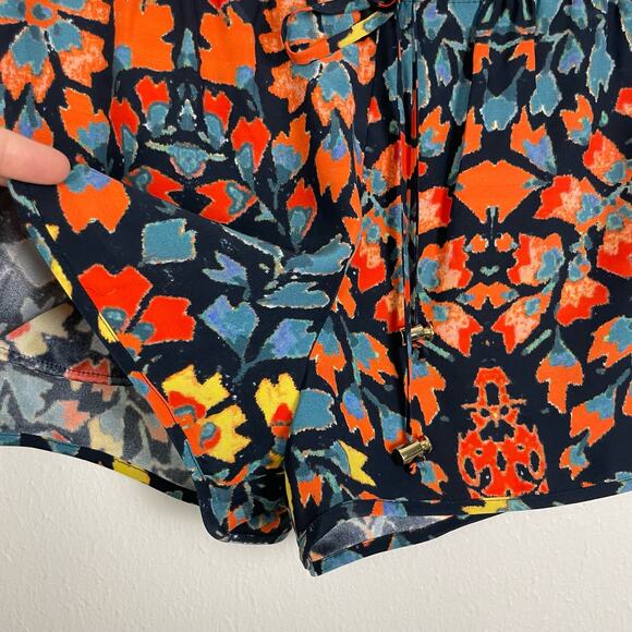 Haute Hippie | NWT Multi Color Silk Dressy Going Out Mini Shorts with POCKETS - Picture 6 of 12